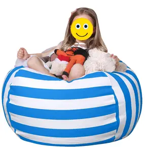 Custom Chair Bag Kids Stuffed Animal Storage Bean Bag