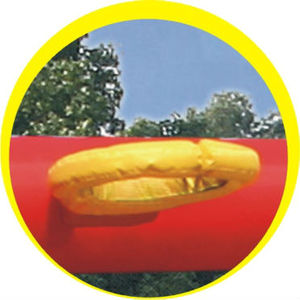 Château <span class=keywords><strong>gonflable</strong></span> <span class=keywords><strong>Happy</strong></span> <span class=keywords><strong>Hop</strong></span> Red Bricks Castle-9007 avec toboggan et trampoline, nouveau design 2013 - Product Image 3