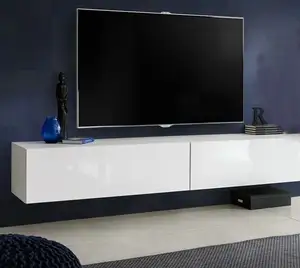 W-TV-200เงาสูงด้านหน้าทีวีติดผนังตู้ยืนห้องนั่งเล่นหน่วยชุดเฟอร์นิเจอร์