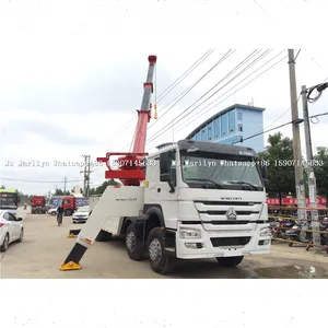 Haltère — camion de remorquage/camion de récupération de route, nouveau, prix bon marché, 8x4, 13000kg à 15000kg, 340hp, fabriqué en chine