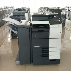 Laser Digital Fotocopiadora Copier Printer Penuh Mesin dengan Finisher untuk Konica Minolta Bizhub C754 C654 Digunakan Mesin Fotokopi