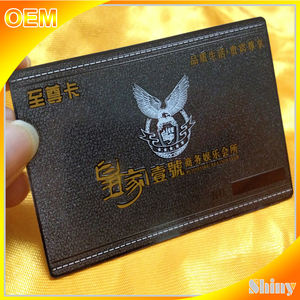 Völlig original chips und beste werbe großhandel preis matt hohe qualität schwarz metall visitenkarte - Product Image 5
