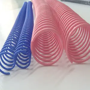 Aksesoris Meja Organizer Coil Diameter dari 6.4 Mm untuk 50.8 MM Plastik Binding Spiral