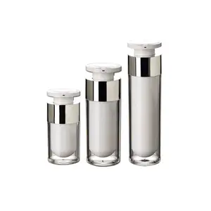 化粧品用プラスチックエアレスポンプボトル15ml 30ml 50ml