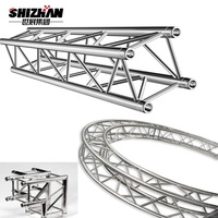Structure de scène en aluminium, treillis carré en aluminium pour cabine DJ et éclairage LED mobile