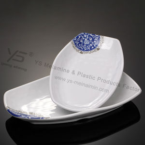 La melamina platos azules y blancas para <span class=keywords><strong>el</strong></span> <span class=keywords><strong>restaurante</strong></span> - Product Image 1