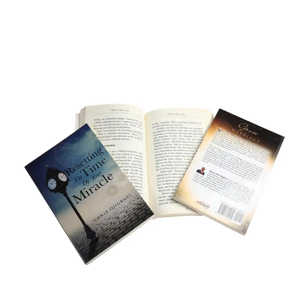 Professional printing service English novel book print