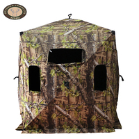 Tente de camping pliable personnalisée Demarui, deux chambres, simple, en nylon 300D imperméable, camouflage, abri de chasse, quatre saisons