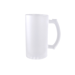 Taza de <span class=keywords><strong>cerveza</strong></span> de vidrio mate esmerilado, M-24 de 16oz, venta directa de fábrica - Product Image 6