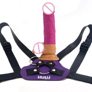 Waatfaak — godes en silicone rose pour femmes, jouets sexuels adultes, réalistes, double couche, dureté, avec sangle sur la ceinture, 6.89 pouces - Product Image 6