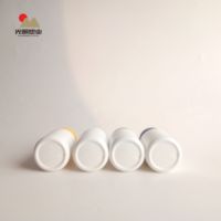 Bouteilles en plastique HDPE blanc de 200ml, avec presse et couvercle torsadé, france, offre promotionnelle