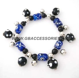 Bracelet Hallaween, chauve-souris, chat noir - Product Image 1