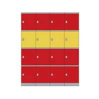 Casier de rangement étanche en ABS de haute qualité et durable pour écoles, gymnases et vestiaires – Armoire en plastique robuste certifiée ISO9001 – Garantie 5 ans