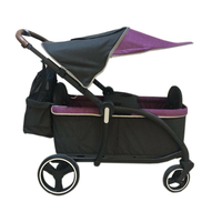 Poussette lit-balançoire 7s pour bébés, chariot jumelle, magasins compacts et légers, faciles à espace étroit