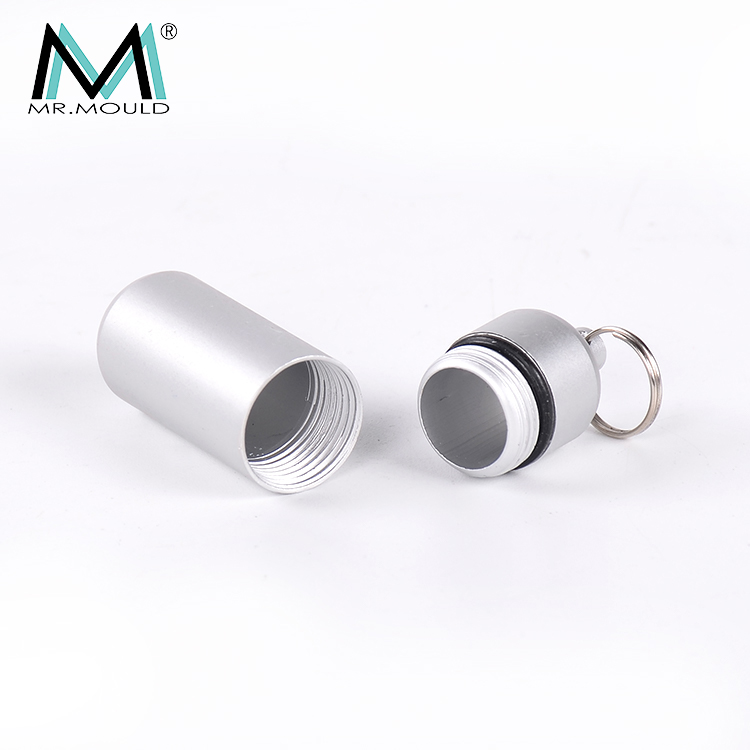 MM-APB001 изготовленным на заказ логосом продвижение форма капсулы металлическая трубка таблетки-брелок для ключей, MM-APB001R