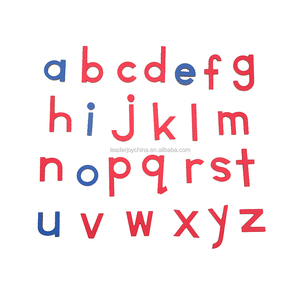 Materiales de aprendizaje del lenguaje Montessori de madera LeaderJoy para <span class=keywords><strong>español</strong></span>, <span class=keywords><strong>alfabeto</strong></span> móvil impreso con caja azul y roja, para niños de 3 a 8 años - Product Image 4