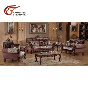 Bộ Sofa Đồ Nội Thất Cổ Chạm Khắc Phòng Khách WA549