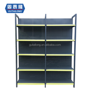 <span class=keywords><strong>Étagère</strong></span> murale métallique légère simple face pour supermarché, présentoir de magasin de détail, structure démontable, capacité de <span class=keywords><strong>charge</strong></span> 40-120 kg/<span class=keywords><strong>étagère</strong></span> - Product Image 3