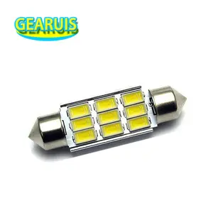 High power C5W LED Festoon Canbus 9 SMD 5630 36mm 39mm 41mm LED Car interior lights lamp bulb Dome light White DC 12V