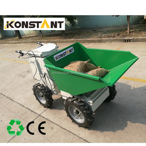 Vert Puissance Batterie Brouette De Puissance Électrique Mini Dumper KT-MD300EN avec 4WD Facile Turing - Product Image 3
