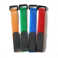 Sangle auto-agrippante en nylon souple écologique de haute qualité, résistante à la chaleur, double face, auto-adhésive, élastique, attache-câble