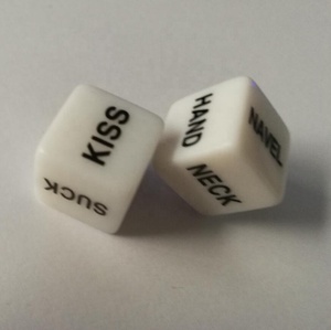 High Quality Plastic Love <strong>Dice</strong> <strong>Set</strong> (2 <strong>Dice</strong> Per <strong>Set</strong>) for Lover Game - Product Image 2