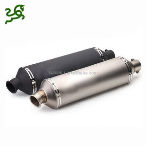 Tubo de silenciador de escape alargado para motocicleta Motocross, para CB400 TMAX500 TMAX 500 <span class=keywords><strong>ER6N</strong></span> - Product Image 1