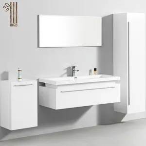 Hotel kualitas baik populer 45 inci provinsi Perancis dinding dipasang kamar mandi vanity