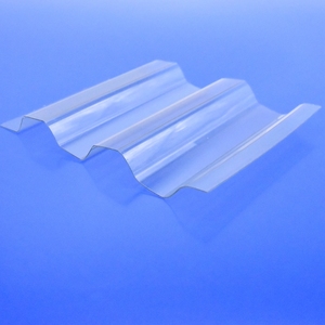 Corrugado policarbonato transparente trapezoidal hoja de onda - Product Image 5