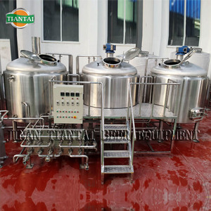 Tiantai 2000l Stoom Drie Vaartuigen Industriële Bierbrouwapparatuur Brouwerij Systeem - Product Image 5