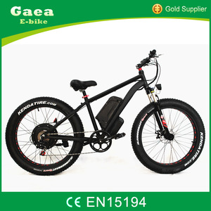 26*4.0 1000 W large power Fat tire electric mountain <span class=keywords><strong>bike</strong></span>/motorcycle snow/electric bicycle with CE - Product Image 2