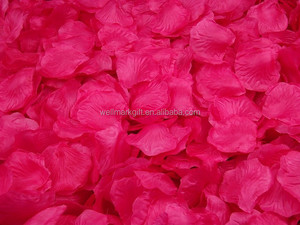 Ensemble <span class=keywords><strong>de</strong></span> pétales <span class=keywords><strong>de</strong></span> roses en soie, pièces, fausses fleurs décoratives, pour mariage - Product Image 4