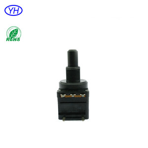 Yuwah WH116 R16R2S 16mm 10k 20K 50k 200k 500k OHM Carbon Film Dimmer Potentiometer with on off <b>Switch</b> - Product Image 5