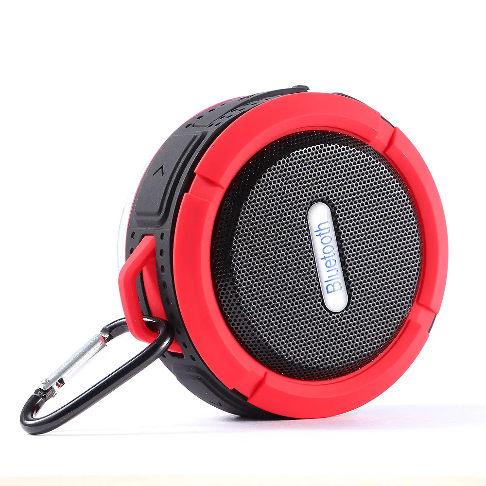 Hot Sale Product Portable Small Size Round Shape Party Sport Outdoor Music Player C6 Bluetooth Daily Waterproof Wireless Speaker