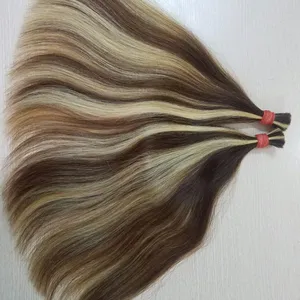 The best quality if hair mix color hair extensions from hair extension packaging box