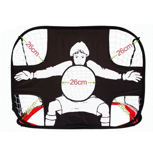 Customized <strong>Foldable</strong> Football Soccer <strong>goal</strong> with Shooting Target for Children Play Flexible pop up Football <strong>goal</strong> - Product Image 1