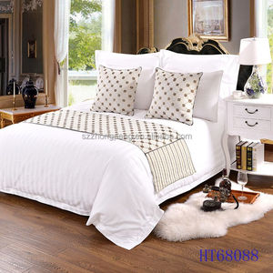 Di lusso su misura di formato di <span class=keywords><strong>hotel</strong></span> di alta qualità <span class=keywords><strong>4</strong></span> pcs set di biancheria da letto