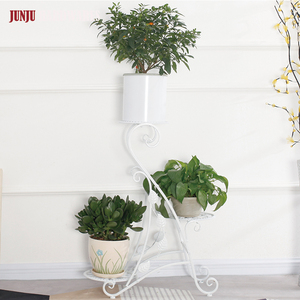 Estante de Flores de <span class=keywords><strong>Hierro</strong></span> Forjado, Soporte Exterior para Plantas en Maceta, Soporte para Jarrones de <span class=keywords><strong>Hierro</strong></span> - Product Image 3