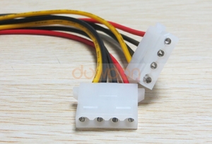 Power Adapter Cáp 15 Pin SATA nam để kép 4 Pin IDE HDD nữ - Product Image 2