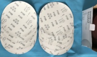 Papier abrasif sec OEM de 4 pouces, dureté moyenne, pour ponceuse à cloisons sèches