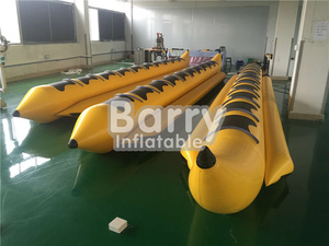 Nước vui vẻ trò chơi Inflatable nổi đồ chơi Vàng Inflatable thuyền chuối để bán - Product Image 3