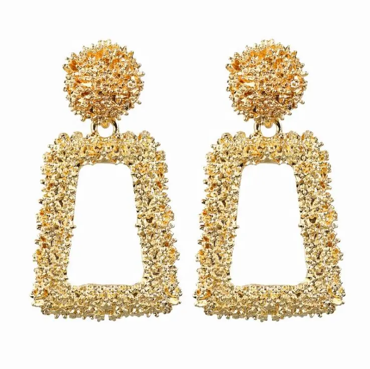 ACE654003 AngryCat Fashion Statement Earrings 2019 Big Geometric earrings For Women Hanging Dangle Earing modern Jewelry