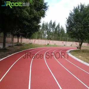 IAAF 승인 Unseamed 플라스틱 활주로 Sport 땅 합성 Running Track