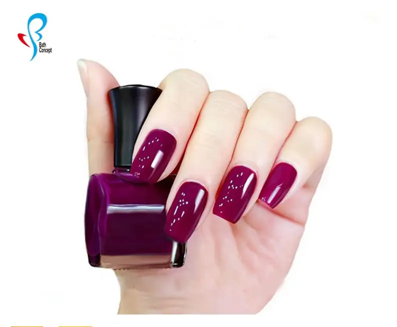 Verntion — vernis à ongles UV longue durée, couleur magique, violet, noir, qualité supérieure, 1 pièce