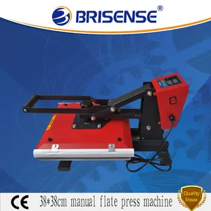 Factory Direct Sale Brisense Brand Economical Manual 38x38 Heat Press Printing Machine for Clothes with CE