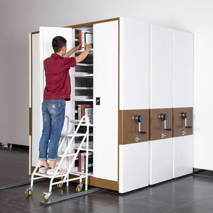 Móvil Estantes de metal <span class=keywords><strong>archivos</strong></span> con sólido asiento del rodamiento - Product Image 3