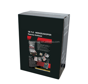 China ISO9001 fábrica herramienta de mano set 186 unids aluminio trolley Alemania Kraft herramientas profesionales - Product Image 6