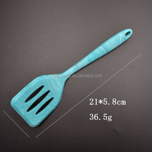 Peralatan Dapur Silikon Nilon Ramah Lingkungan Berkualitas Makanan, Tahan Lama, Spatula Sendok Alat Kue, Warna Dapat Disesuaikan - Product Image 5