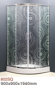 Vidrio templado mampara barato y puerta corredera blanco ABS o acrílico cabina de ducha - Product Image 6
