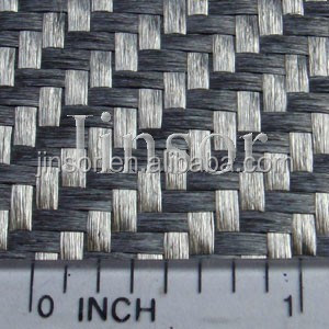 Tissu aluminisé en nid d'abeille hexagonal argenté sans alcali 270gsm en fibre de verre pour articles de sport composites et revêtement de mur/toit - Product Image 4